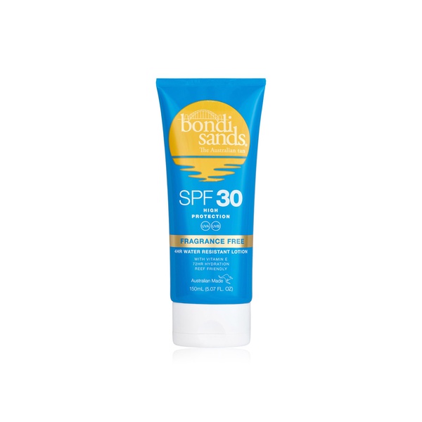 Bondi Sands SPF 30 fragrance free sunscreen lotion 150ml