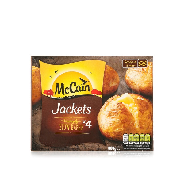 McCain Frozen Slow Baked Jackets X 4 800G