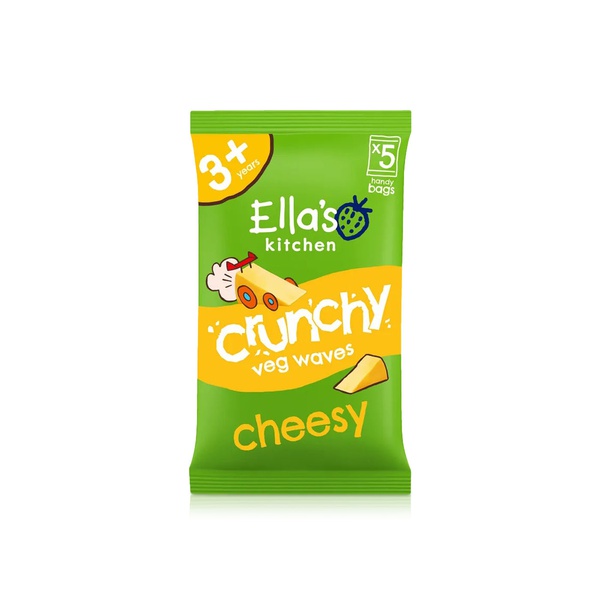 Ella's Kitchen Crunchy Vegetable Waves Cheesy 3yrs 5 x 10g