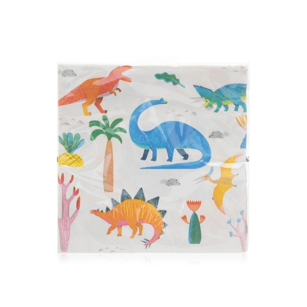 Talking Tables Dinosaur Napkins 33cm 20s