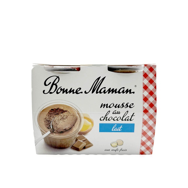 Bonne Maman Milk Chocolate Mousse 50g x 4