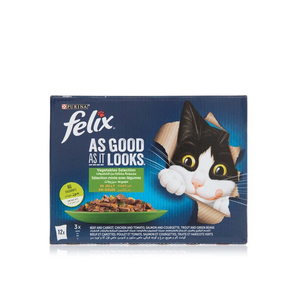 اشتري Felix As Good As It Looks Vegetables Selection 85g x 12 في الامارات