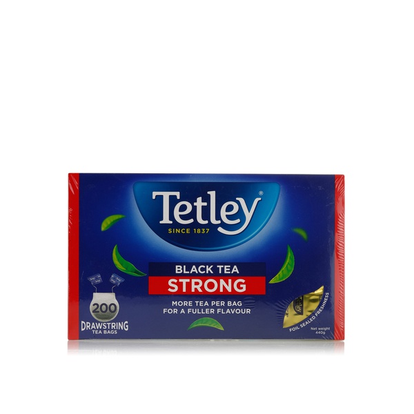 اشتري Tetley drawstring strong black tea bags x200 في الامارات