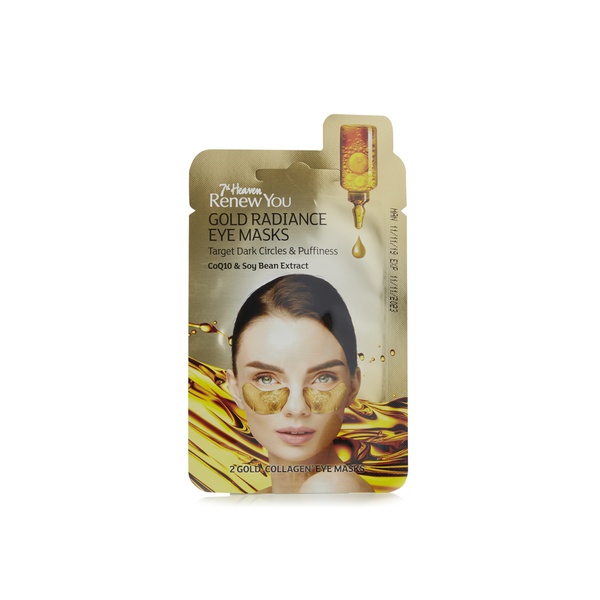 7th Heaven Renew You Gold Radiance Eye Masks x 2