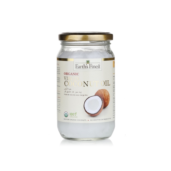 Buy Earths Finest organic virgin coconut oil 320ml in UAE