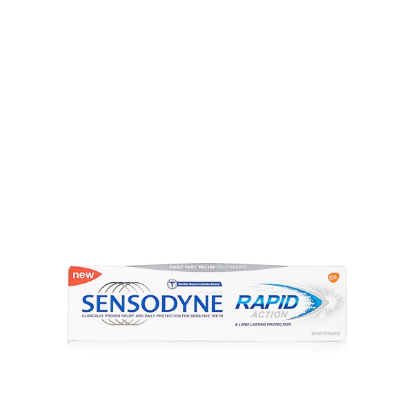 Sensodyne Rapid Action Whitening Toothpaste 75ml - Spinneys UAE