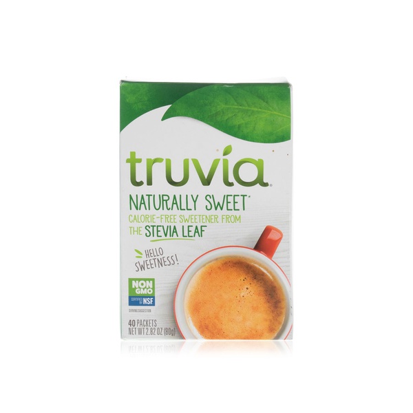 Truvia Sweetener Natural Sachets 40s 80g