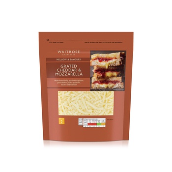 Waitrose Mild Grated Cheddar & Mozzarella 250g