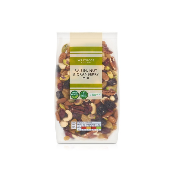Waitrose Raisin Nut & Cranberry Mix 400g