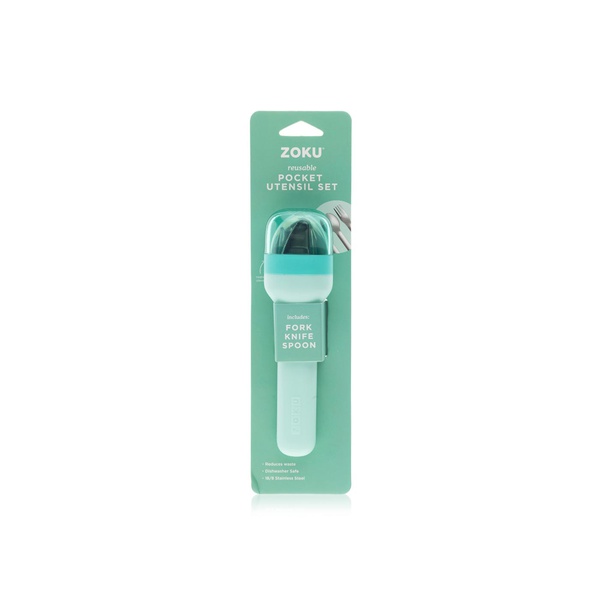 Zoku Pocket Utensil Set Teal
