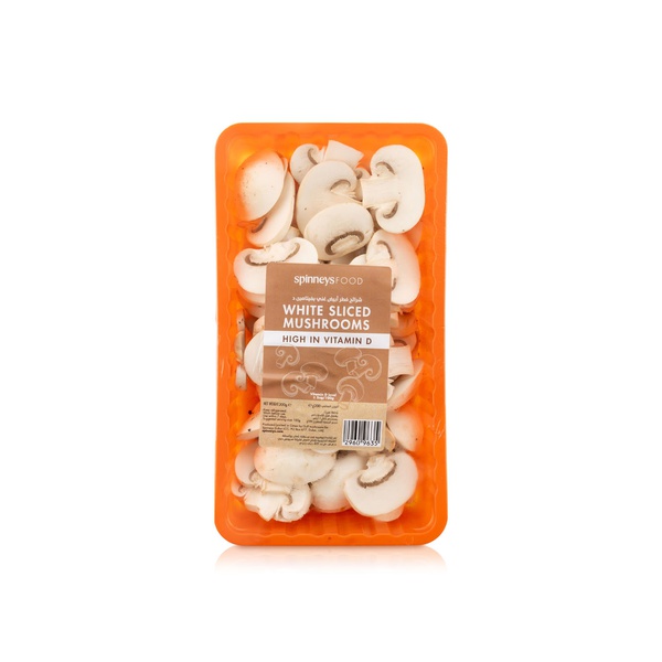 Spinneysfood Sliced White Mushrooms Oman 200g
