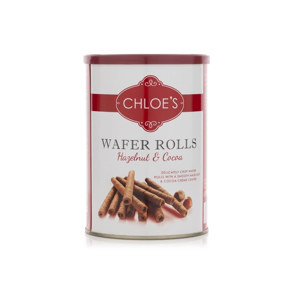 Buy Chloes Continental wafer rolls hazelnut and cocoa 400g in UAE