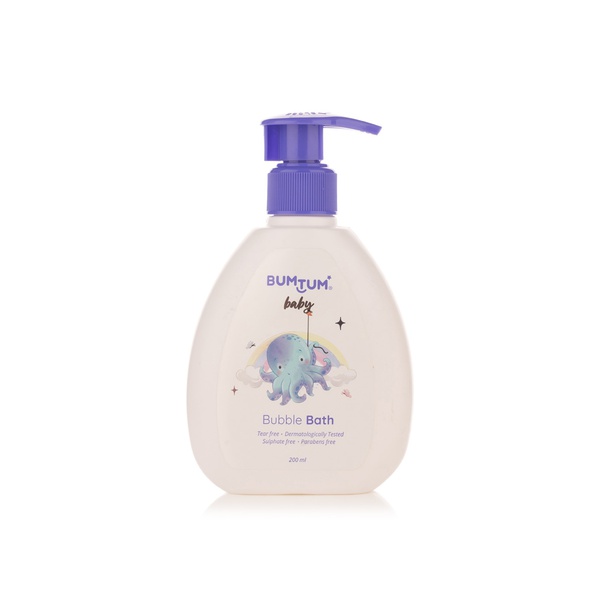 Buy Bumtum baby bubble bath tear free 200ml in UAE