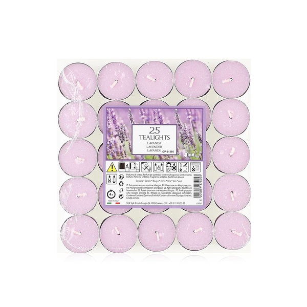 Aladino Tealight Candles Lavender x 25