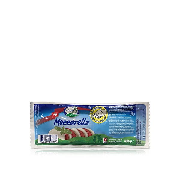 Zuger Sliced Mozzarella Cheese 400g
