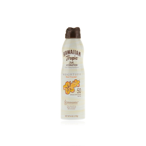 Hawaiian Tropic Silk Hydration Weightless Continuous Suncreen SPF50 170g