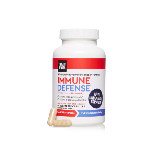 Vibrant Health Immune Defense Vegcaps x60