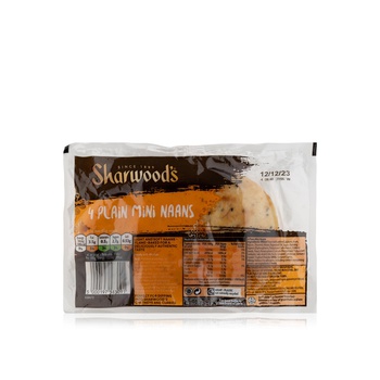 Sharwoods plain mini naans 260g