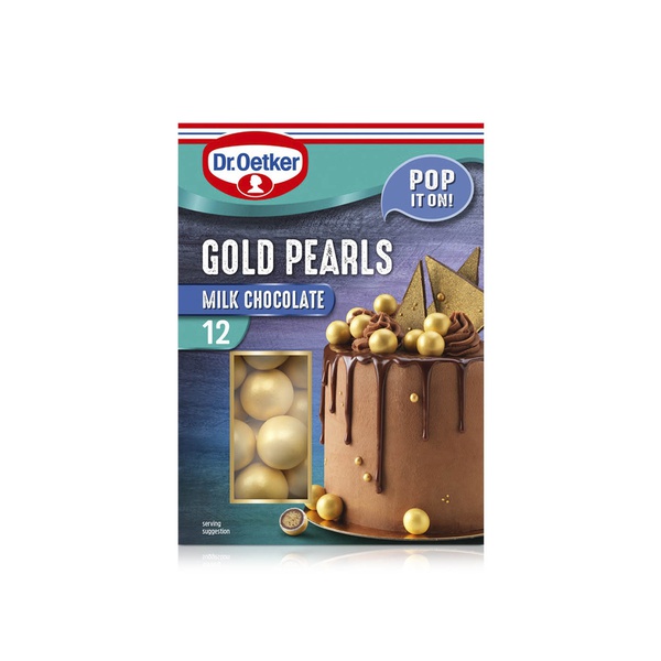 Dr.Oetker Milk Chocolate Gold Pearls 36g