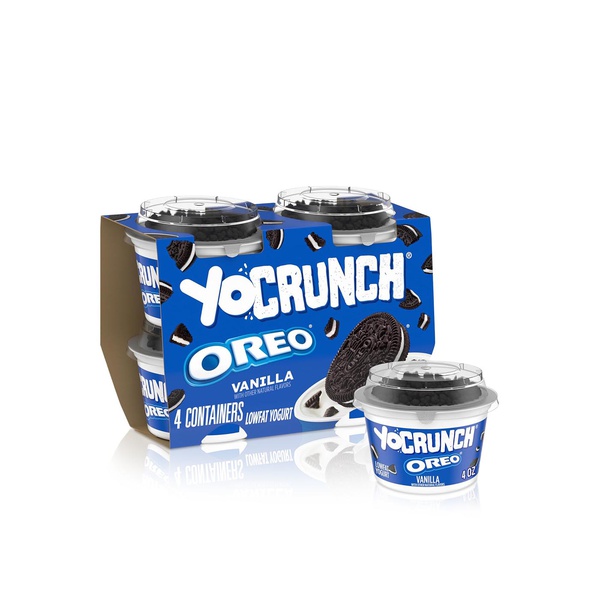 Yocrunch Vanilla Oreo Yoghurt 113g x 4
