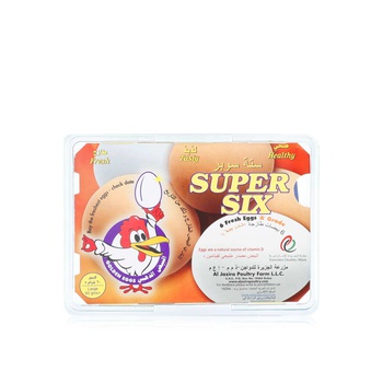 Al Jazira Large White Eggs x 6