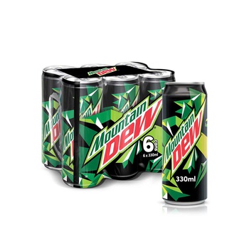 Mountain Dew Cans 6 x 330ml