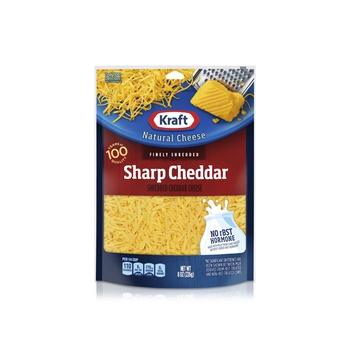 Kraft Finely Shredded Sharp Cheddar 226g