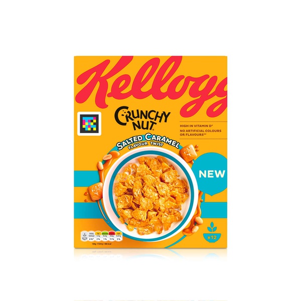 Kellogg's Crunchy Nut Salted Caramel Flavour Twist 375g