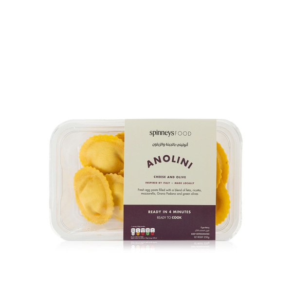 Spinneysfood Ready to Cook Cheese And Olive Anolini 250g