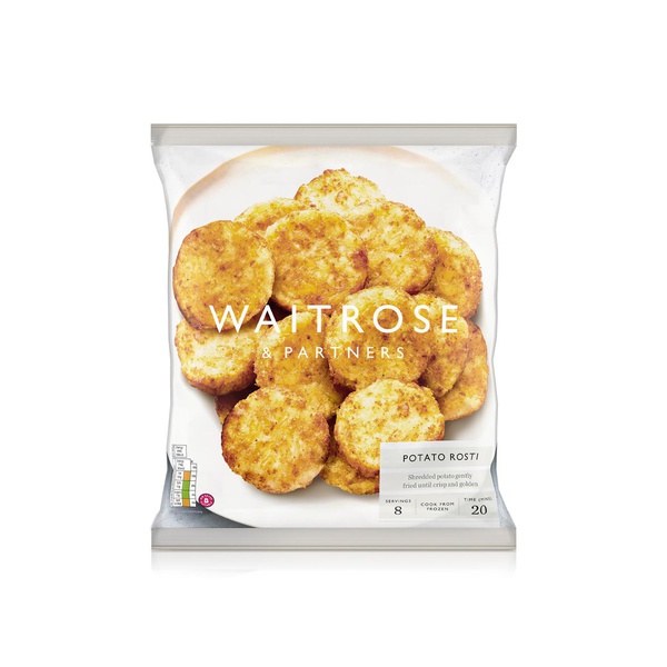 Waitrose Frozen Potato Rosti 750G