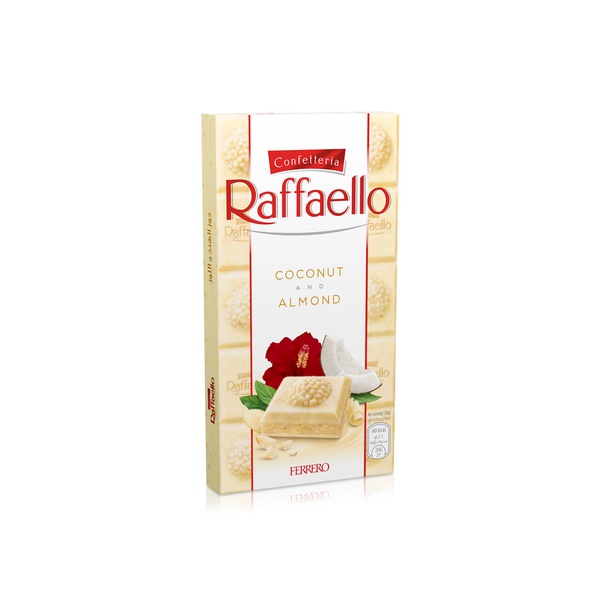 Ferrero Raffaello Coconut and Almond White Chocolate 90g - Spinneys UAE