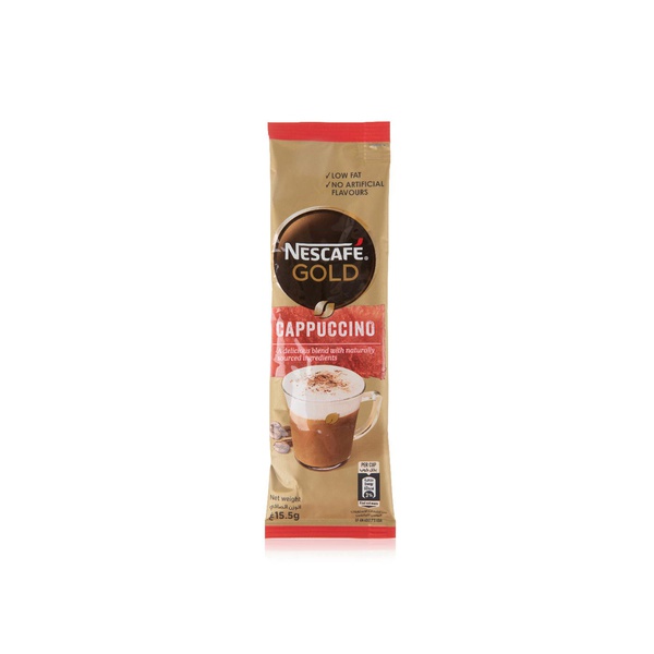 Buy Nescafe gold cappuccino instant coffee sachets 15.5g in UAE