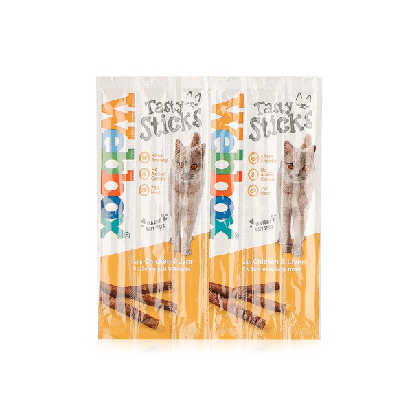 اشتري Webbox chicken and liver sticks x6 في الامارات