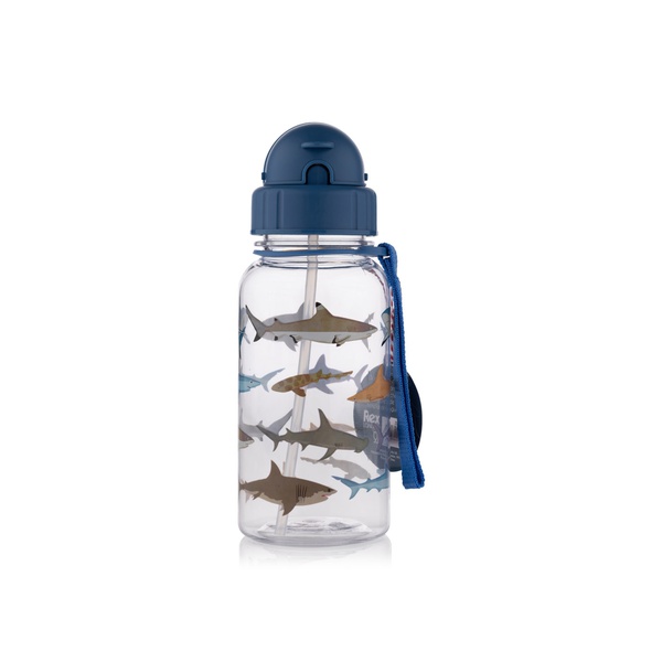 Rex London Sharks Kids Water Bottle 500ml
