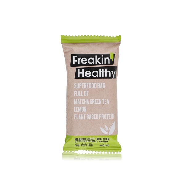 Buy Freakin Healthy matcha green tea & lemon bar 40g in UAE