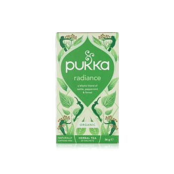 Pukka Organic Radiance Herbal Tea 20 Sachets 36g