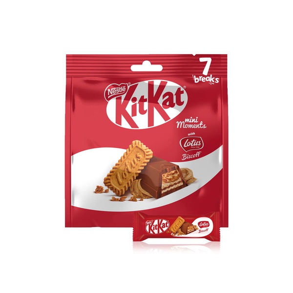 Kitkat Mini Moments Chocolate with Lotus Biscoff 116.2g