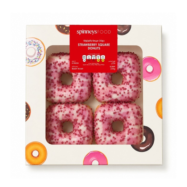 STRAWBERRY SQUARE DONUT 64G