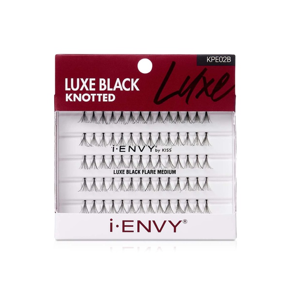 Kiss False Lashes Medium Individual Flare Luxe Black