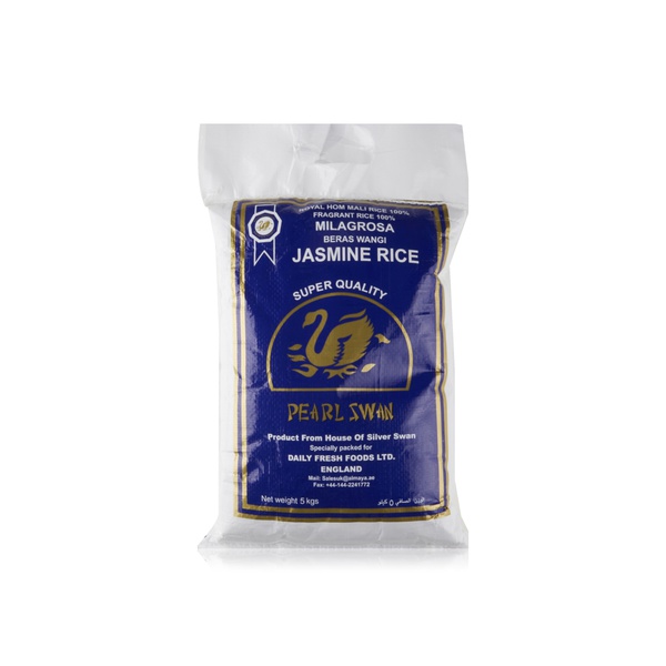 اشتري Pearl Swan jasmine rice 5kg في الامارات