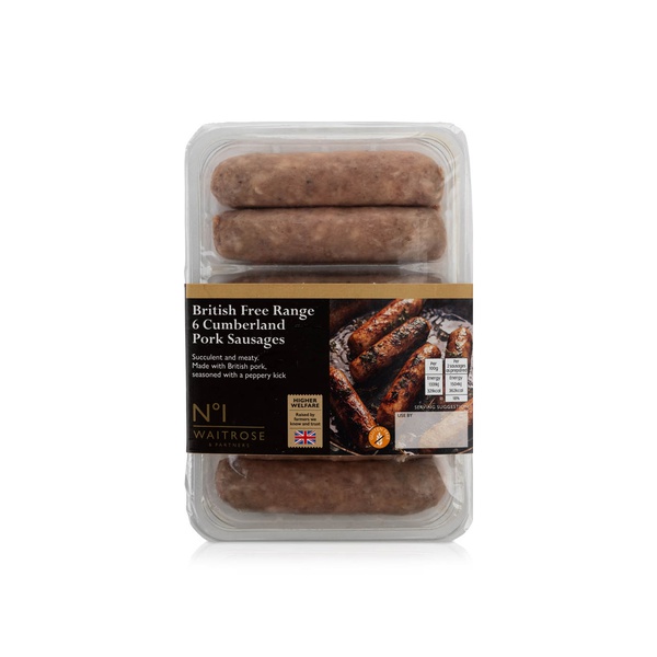 Waitrose Free Range Cumberland Sausages 400g