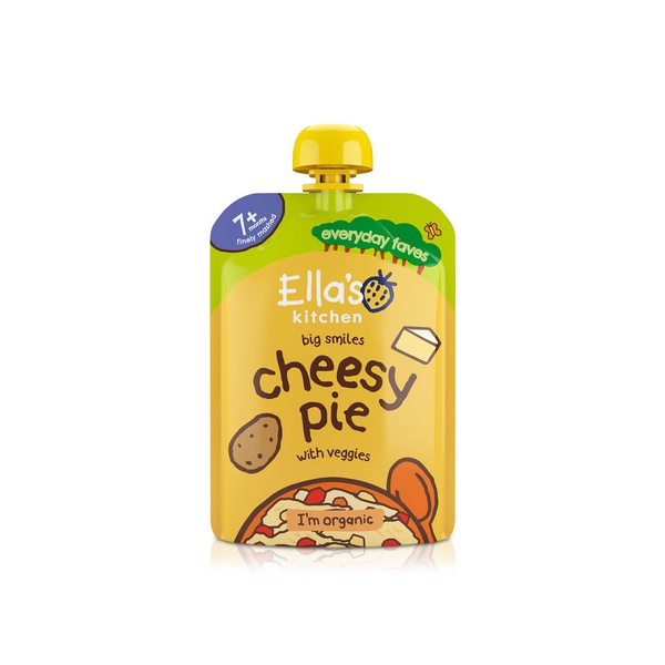 Buy Ellas Kitchen organic cheesy pie with veggies 7+ months 130g in UAE