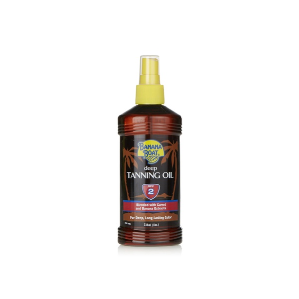 Buy Banana Boat tanning oil spf 2 236ml in UAE