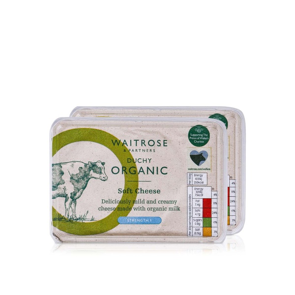 Waitrose Duchy Organic Soft Cheese Strength 1 250g