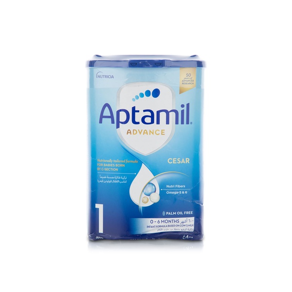 Buy Aptamil advance cesar 1 infant milk formula 0-6 months 800g in UAE