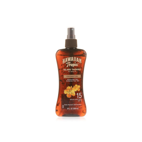 Hawaiian Tropic tanning dry oil SPF15 price in UAE Spinneys UAE