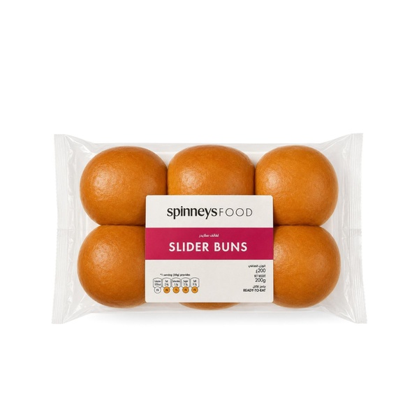 Spinneysfood Slider Buns x 6 200g