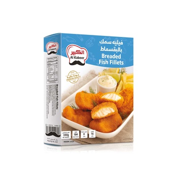 Al Kabeer Breaded Fish Fillets 330g
