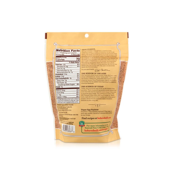 Bob's Red Mill Organic Brown Flaxseed Meal 453g