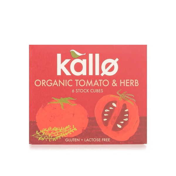 Buy Kallo organic tomato and herb stock 66g in UAE